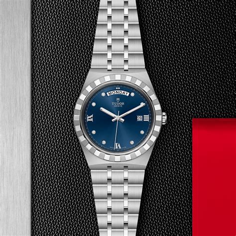 tudor silver dial|tudor royal 41mm blue.